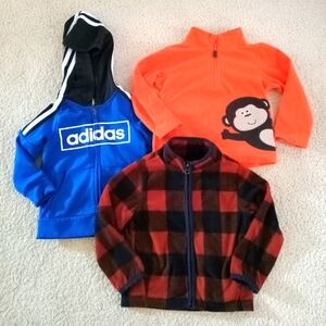 Three Name Brand Boys Jackets - Size 2T